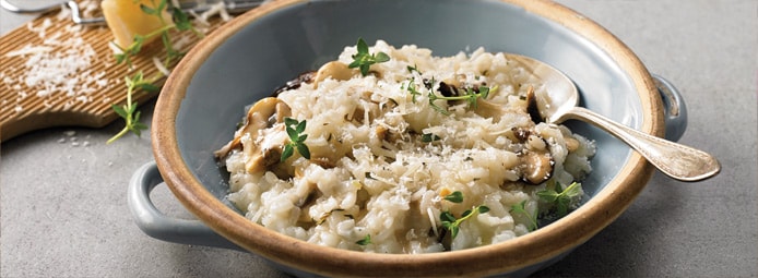 Mushroom risotto