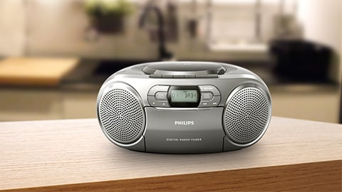 Philips CD player, boombox