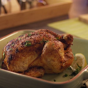 Honey lemon roasted chicken