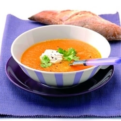 Carrot and coriander soup