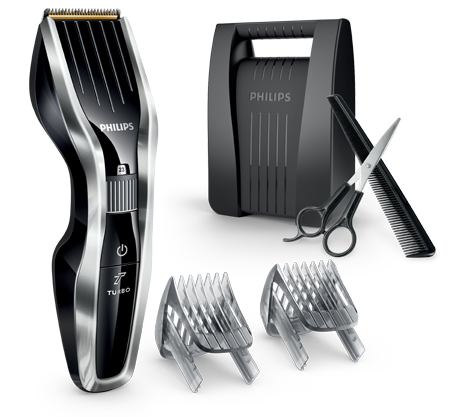 a shaver with accessories